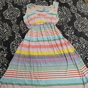Old Navy Vibrant Multicolor Dress